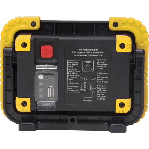 Portable Work Light, LED, 10 W, 1000 Lumens, Plastic Housing CSL Industriel Inc.