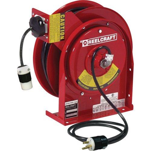 Power Cord Reel, 45', SJEOOW, 12 Gauge, 20 A CSL Industriel Inc.