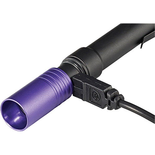 Lampe stylo UV avec port de recharge micro USB Stylus Pro, DEL, Corps en Aluminium, piles Rechargeable, Compris CSL Industriel Inc.