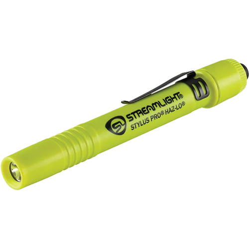 Lampe stylo &agrave; s&eacute;curit&eacute; intrins&egrave;que Stylus Pro HAZ-LO, DEL, 105 lumens, piles AAA, Compris CSL Industriel Inc.
