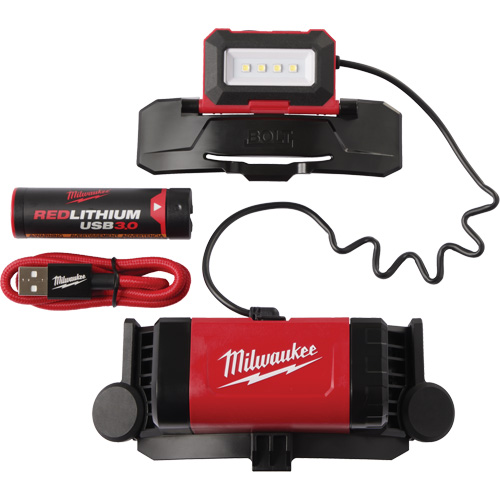 Lampe frontale USB Redlithium Bolt, DEL, 600 lumens, 4 hres de fonctionnement, piles Rechargeable CSL Industriel Inc.