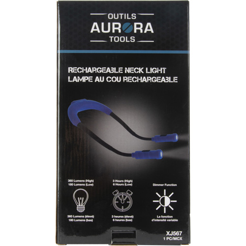 Lampe de travail, Lampe tour de cou, Rechargeable, 300 lumens CSL Industriel Inc.