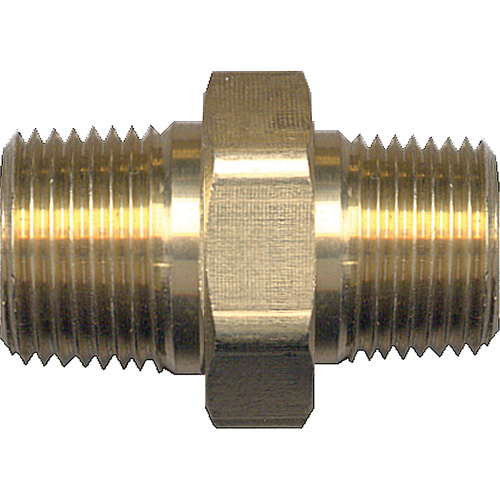 Reducing Hex Nipple, Brass, 1/4" x 1/8", NPT x NPT CSL Industriel Inc.
