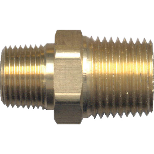 Mamelon de r&eacute;duction hexagonal, Laiton, 1/2" x 3/8", NPT x NPT CSL Industriel Inc.