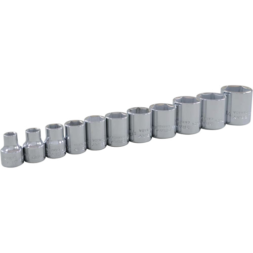 Jeu de douilles SAE, 11 Mcx, Prise de 3/8" CSL Industriel Inc.