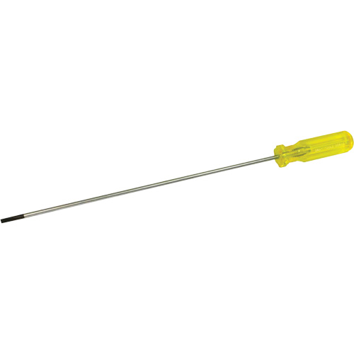 Tournevis &agrave; fente d'&eacute;lectricien, Tige de 3/16", Ronde, 15-1/2" lo, Prise en Plastique CSL Industriel Inc.