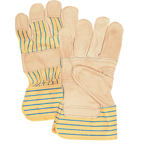 Gants d'ajusteur &agrave; paume renforc&eacute;e, Grand, Paume en Cuir fleur de vache, Doublure en Coton CSL Industriel Inc.