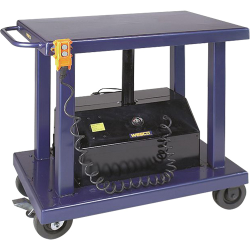 Hydraulic Lift Table, Steel, 24" W x 36" L, 2000 lbs. Capacity CSL Industriel Inc.