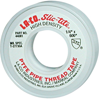 Slic-Tite&reg; PTFE Thread Tape, 600" L x 1/2" W, White CSL Industriel Inc.