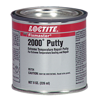 Fixmaster&reg; 2000° Putty, 8 oz., Cartridge, Silver CSL Industriel Inc.