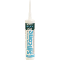 NuFlex&reg; 302 Bath And Kitchen Silicone Sealant, 300 ml, Cartridge, Clear CSL Industriel Inc.