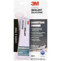 Marine Grade Silicone Sealant, 3 oz., Tube, Clear CSL Industriel Inc.