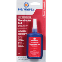 Adh&eacute;sif frein-filet pour temp&eacute;ratures &eacute;lev&eacute;es, Rouge, &eacute;lev&eacute;, 36 ml, Bouteille CSL Industriel Inc.