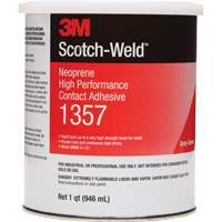 Colle contact haute performance &agrave; base de n&eacute;opr&egrave;ne, Canette, 32 oz liq., Gris CSL Industriel Inc.