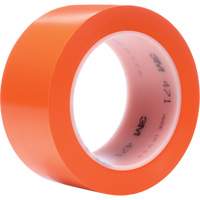 Ruban en vinyle 471, 50,8 mm (2") la x 32,9 m (108') lo, 5,2 mils, Orange CSL Industriel Inc.