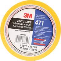 Ruban en vinyle 471, 25,4 mm (1") la x 32,9 m (108') lo, 5,2 mils, Jaune CSL Industriel Inc.
