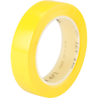 Ruban en vinyle 471, 25,4 mm (1") la x 32,9 m (108') lo, 5,3 mils, Jaune CSL Industriel Inc.