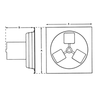 Exhaust Fan 12" 1SP Panel Series CSL Industriel Inc.