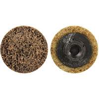 Surface Prep Quick-Change Disc, 1" Dia., Coarse Grit, Aluminum Oxide CSL Industriel Inc.