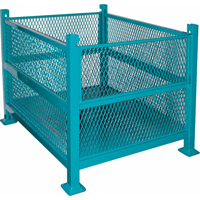 Open Mesh Containers, 2 Drop Gates, 3000 lbs. Capacity, 34.5" W x 40.5" D x 32.25" H CSL Industriel Inc.