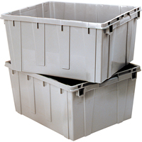 Nesting Container, 21.1" W x 17.7" D x 12" H, Grey CSL Industriel Inc.