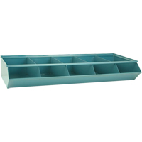 Bacs sectionnels superposables, Cap. 100 lb, 37" la x 15-1/2" p x 6" h, Bleu CSL Industriel Inc.
