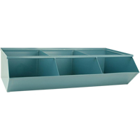 Bacs sectionnels superposables, Cap. 100 lb, 37" la x 20-1/2" p x 9-1/2" h, Bleu CSL Industriel Inc.