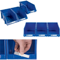 Bac empilable & &agrave; suspendre, 7-7/8" la, 7" h x 17-11/16" p, Bleu CSL Industriel Inc.