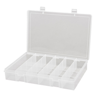 Compact Polypropylene Compartment Cases, 13-1/8" W x 9" D x 2-5/16" H, 6 Compartments CSL Industriel Inc.