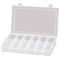 Compact Polypropylene Compartment Cases, 11" W x 6-3/4" D x 1-3/4" H, 12 Compartments CSL Industriel Inc.