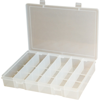 Compact Polypropylene Compartment Cases, 11" W x 6-3/4" D x 1-3/4" H, 6 Compartments CSL Industriel Inc.