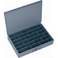 Compartment Scoop Boxes, 12" W x 18" D x 3" H, 17 Compartments CSL Industriel Inc.