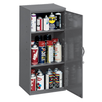Utility Cabinet, Steel, 2 Shelves, 30" H x 13-3/4" W x 12-3/4" D, Grey CSL Industriel Inc.