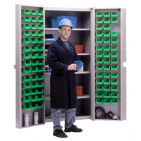 Armoire &agrave; combinaison avec porte creuse, 38" la x 24" p x 72" h, 4 tablettes CSL Industriel Inc.