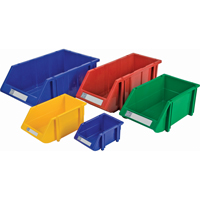 Bac empilable & &agrave; suspendre, 7-7/8" la, 7" h x 17-11/16" p, Rouge CSL Industriel Inc.