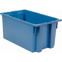 Stack & Nest Totes, 9" x 18" x 11", Blue CSL Industriel Inc.