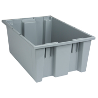 Contenants Stack & Nest, 8" x 19,5" x 13,5", Gris CSL Industriel Inc.