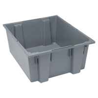 Contenants Stack & Nest, 10" x 23,5" x 19,5", Gris CSL Industriel Inc.