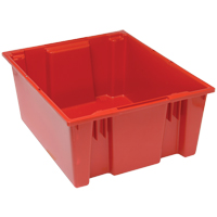Stack & Nest Totes, 10" x 23.5" x 19.5", Red CSL Industriel Inc.