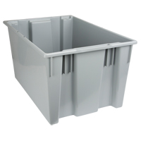 Stack & Nest Totes, 15" x 29.5" x 19.5", Grey CSL Industriel Inc.