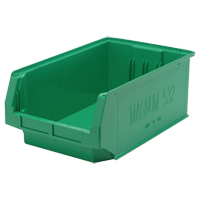 Contenants g&eacute;ants empilables, 12,375" la x 19,75" p x 7,875" h, Vert CSL Industriel Inc.