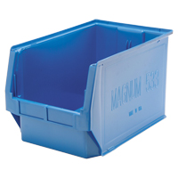 Contenants g&eacute;ants empilables, 12,375" la x 19,75" p x 11,875" h, Bleu CSL Industriel Inc.