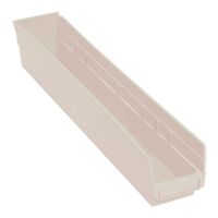 Bac pour &eacute;tag&egrave;re &eacute;conomique, 4-1/8" la, 4" h x 23-5/8" p, Ivoire CSL Industriel Inc.