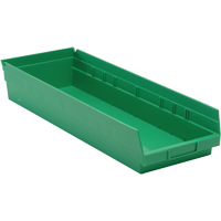 Bacs pour tablette, 8-3/8" la x 4" H x 23-5/8" p, Vert, Capacit&eacute; 50 lb CSL Industriel Inc.