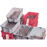 Contenants Stack-N-Nest de Plexton, 20,1" la x 42,5" p x 14,1" h, Gris CSL Industriel Inc.