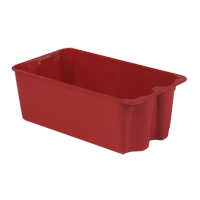 Contenants Stack-N-Nest de Plexton, 16,9" la x 30,6" p x 11,1" h, Rouge CSL Industriel Inc.