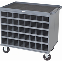 Heavy-Duty 2-Sided Mobile Carts/Work Stations, 1000 lbs. Capacity, 34" x W, 32" x H, 24" D, All-Welded CSL Industriel Inc.