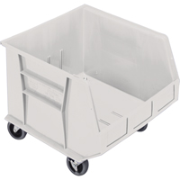 Mobile Bin, 14" H x 16-1/2" W x 18" D, 75 lbs. Capacity, Ivory CSL Industriel Inc.