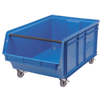 Mobile MAGNUM Bin, 14-7/8" H x 18-3/8" W x 29" D, 150 lbs. Capacity, Blue CSL Industriel Inc.