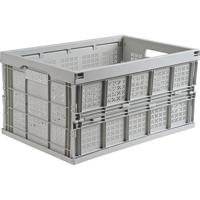 Collapsible Container, 21" L x 14" W x 10.5" H, Grey CSL Industriel Inc.